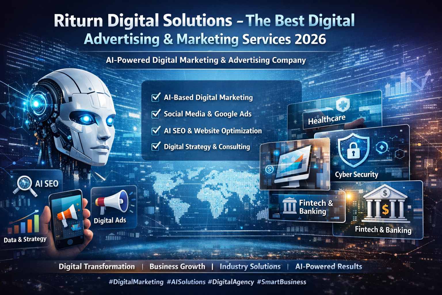 Riturn Digital Solutions – Leading AI-powered digital marketing and digital advertising solutions company for digital transformation and scalable business growth 2026