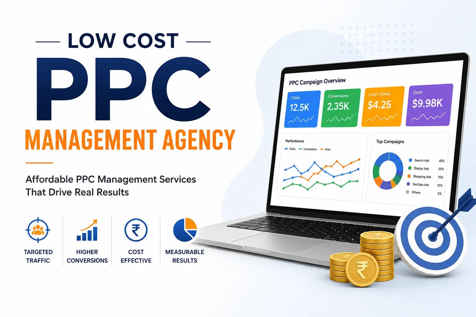 Affordable PPC Management Services for Small Business, Startups & Ecommerce | Low Cost Google Ads Management, PPC Advertising Agency & Lead Generation Company