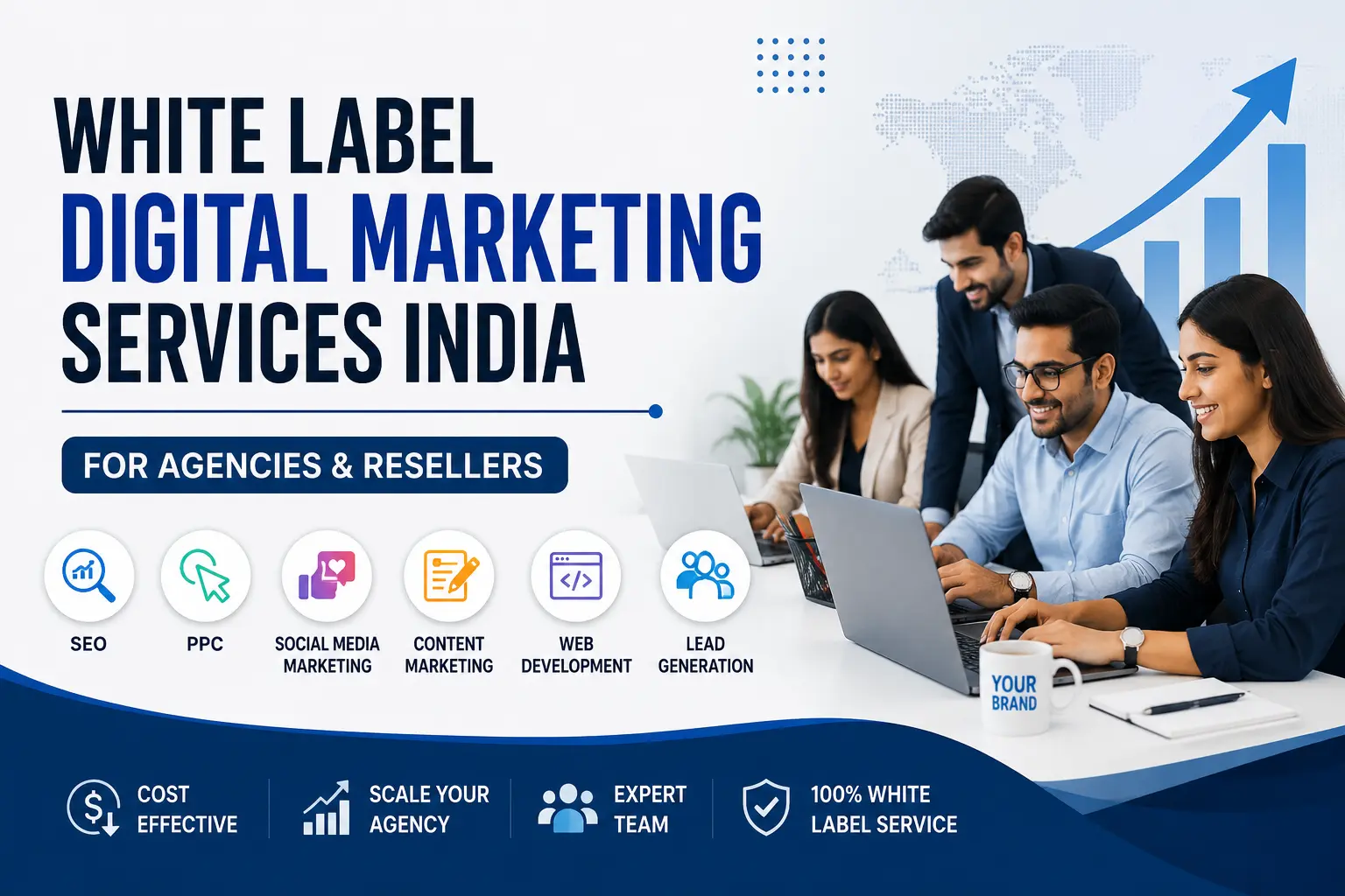 White Label Digital Marketing Services India for Agencies | Scale Faster & Increase Profits