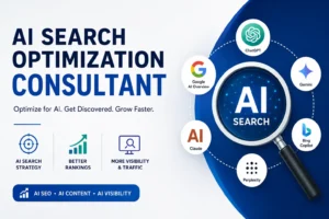 AI Search Optimization Consultant | Professional AI Search Optimization Services, AI SEO Consultant, AI Search Marketing, AI Search Engine Optimization, ChatGPT Optimization, Google AI Overview Optimization & LLM SEO Company in India