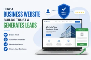 How a Business Website Builds Trust and Generates Leads with Professional Design, SEO, and User Experience