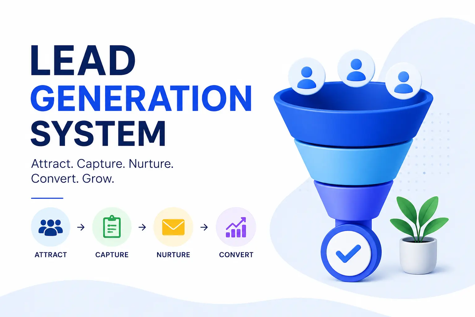 Lead Generation System: Build a Smart Lead Generation System with SEO, Google Ads, AI Automation, Content Marketing, Email Marketing, and High-Converting Landing Pages to Generate More Qualified Leads and Grow Your Business Faster